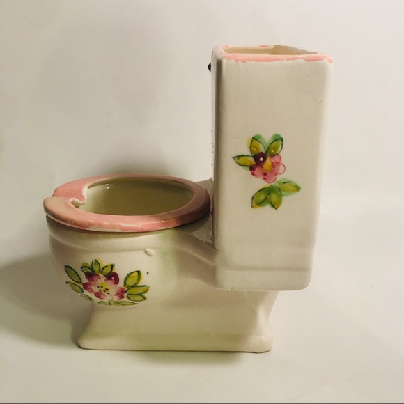 Vintage Norcrest Ceramic Humor Potty Ashtray - Picture 5 of 8